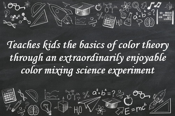 Teaches Kids the Basics of Color Theory Through an Extraordinarily Enjoyable Color Mixing Science Experiment