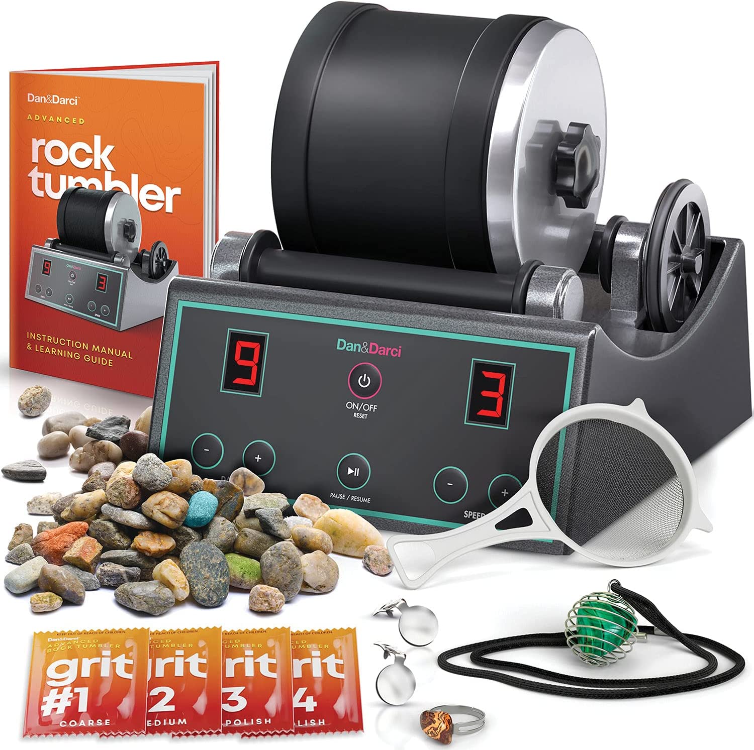 Dan&Darci Advanced Professional Rock Tumbler Kit