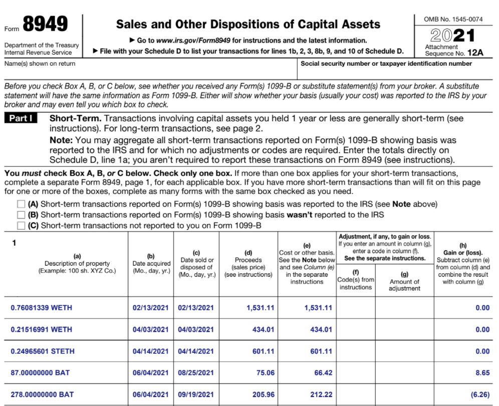 irs forms for crypto