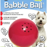 Pet Qwerks Animal Sounds Babble Ball Interactive Chew Toy