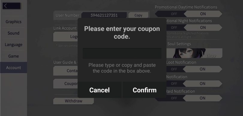 Activer un code coupon Eversoul