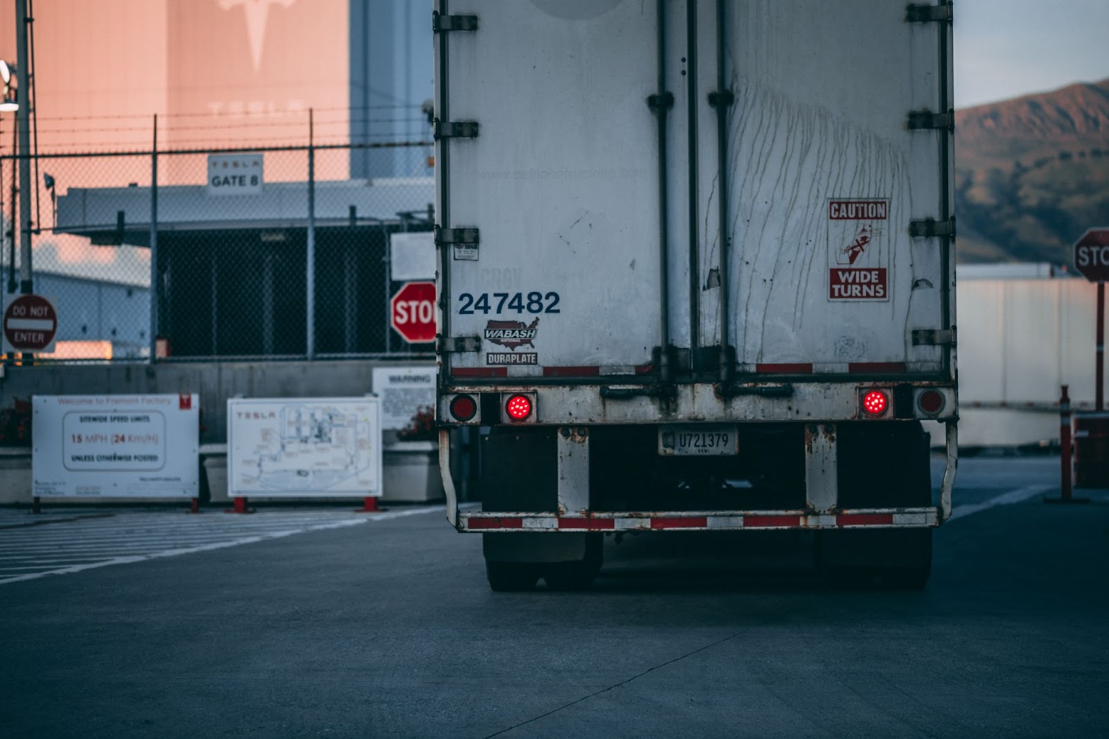camión de productos