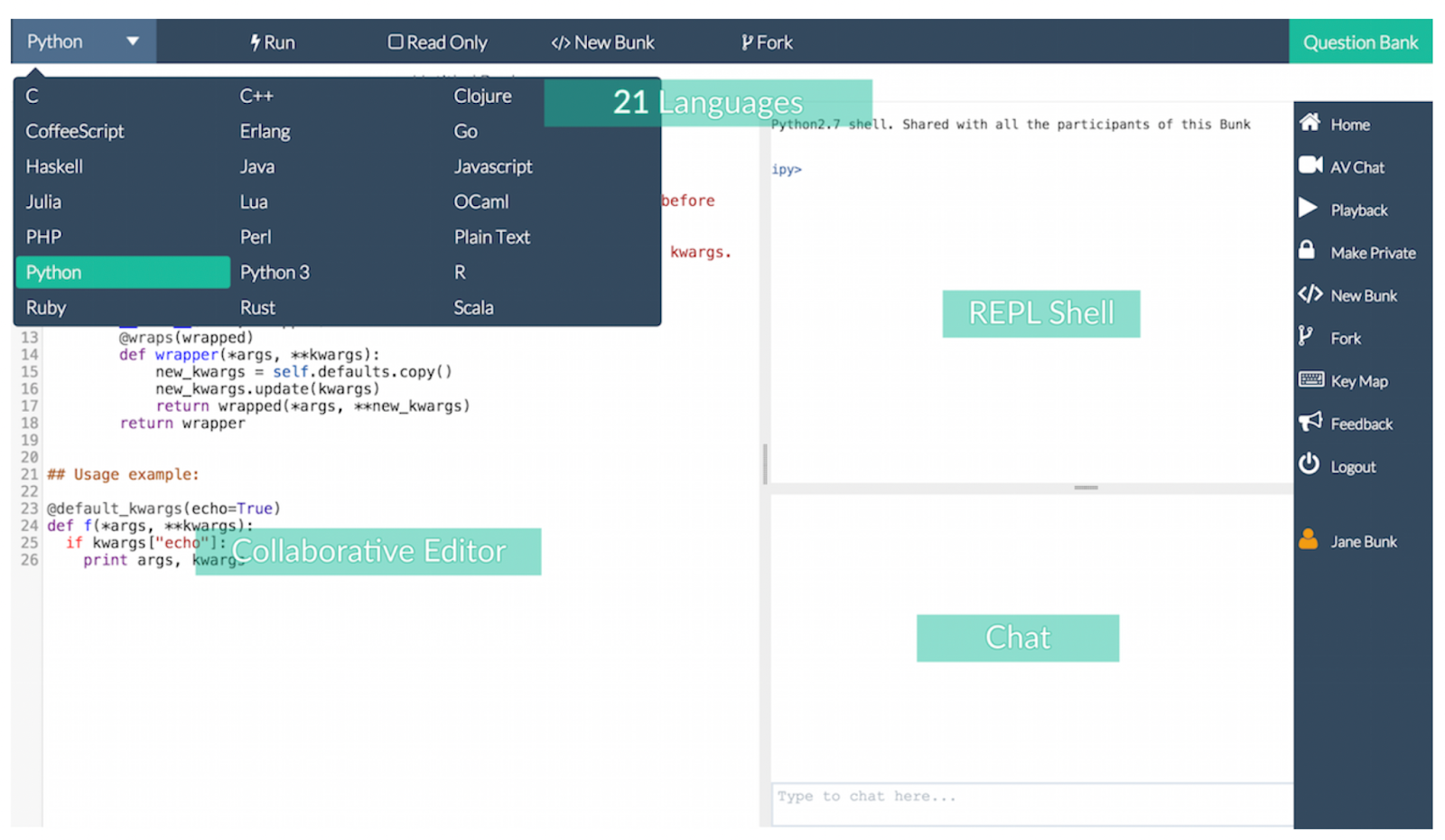 Codebunk (en anglais seulement)