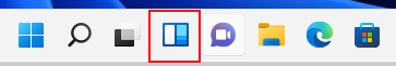 Widgets May Be Found On The Taskbar