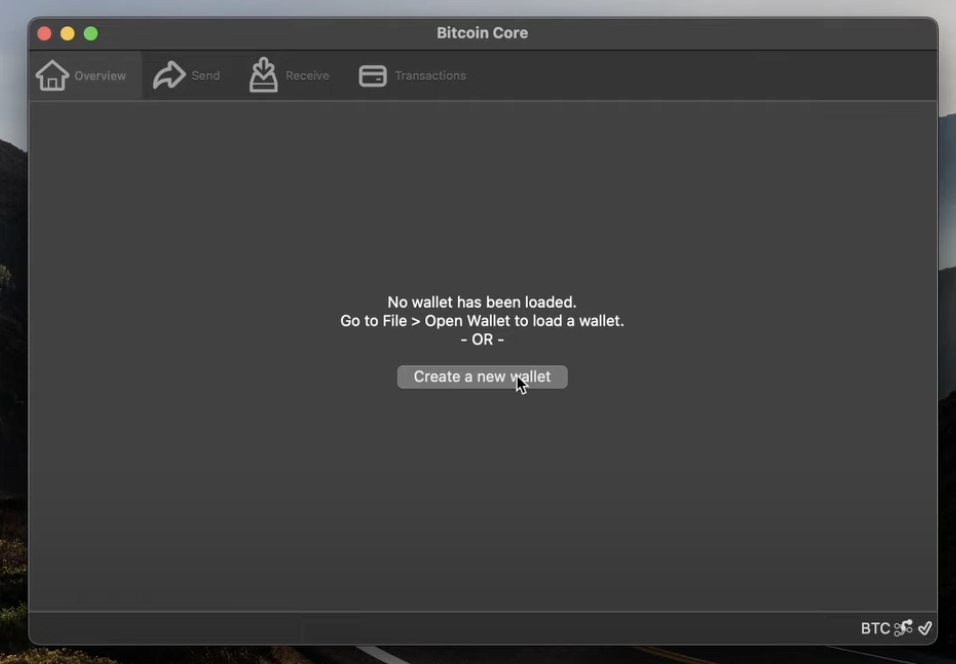How to run a Bitcoin Core Node MacOS