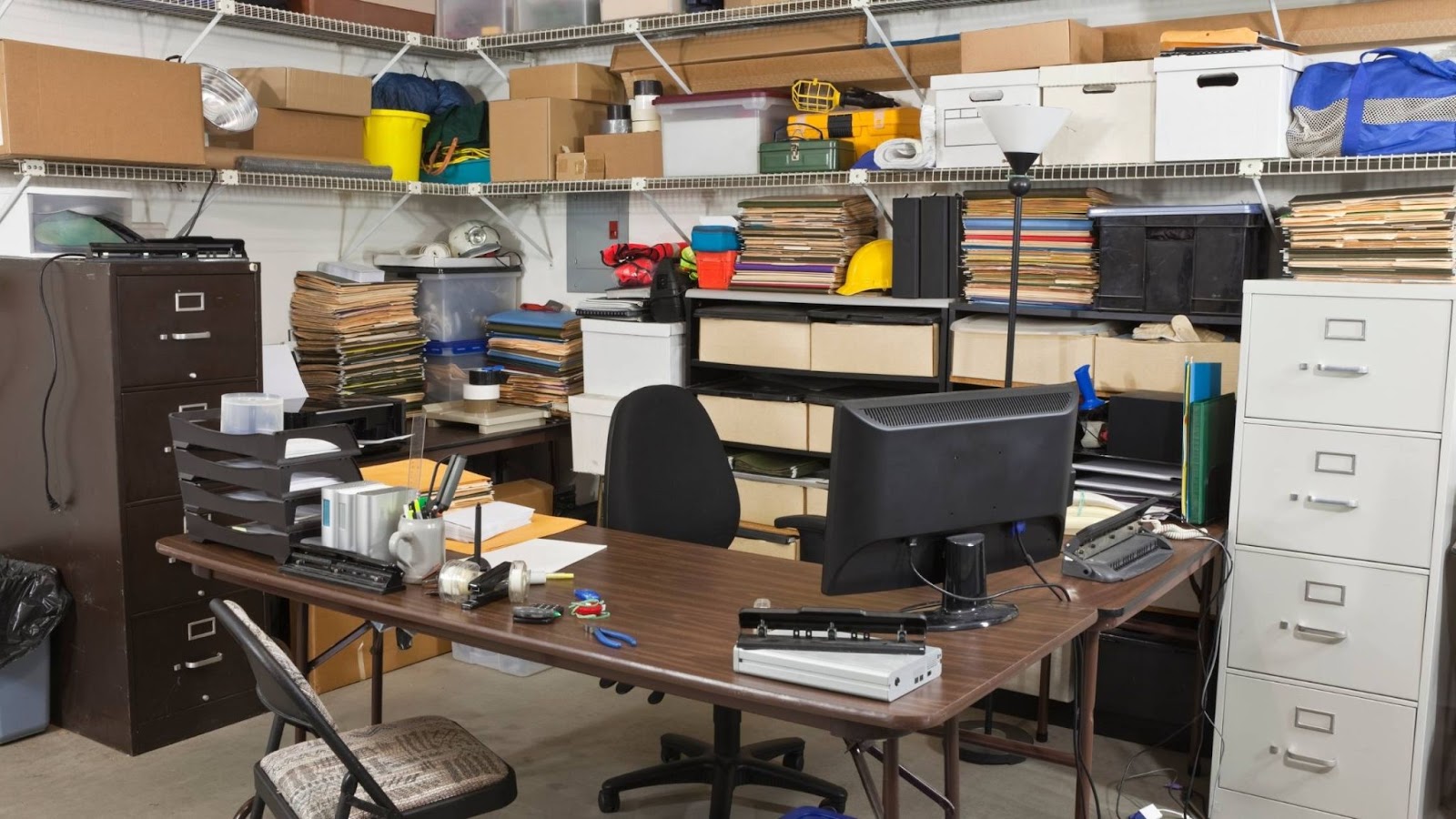 Back office support: A messy back office.