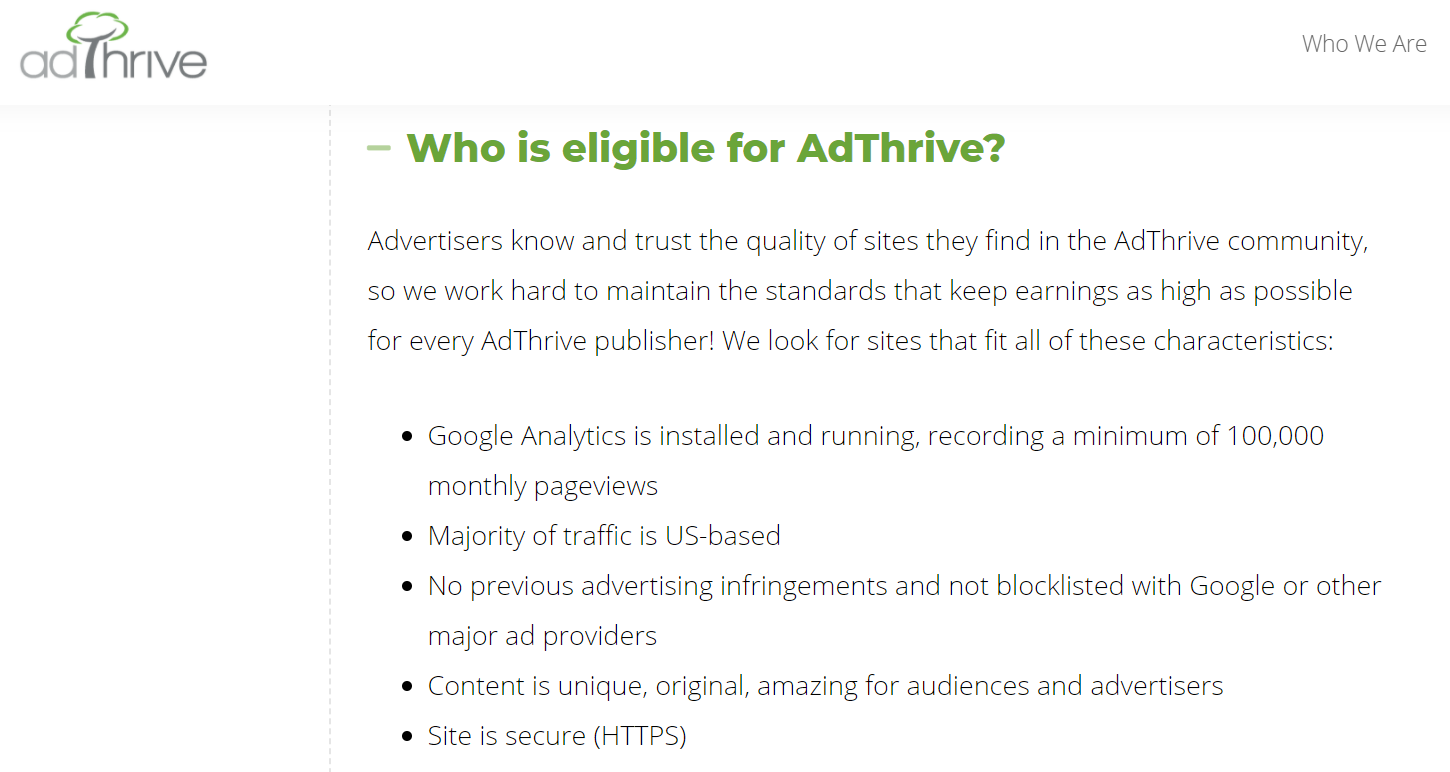 AdThrive advertising platform