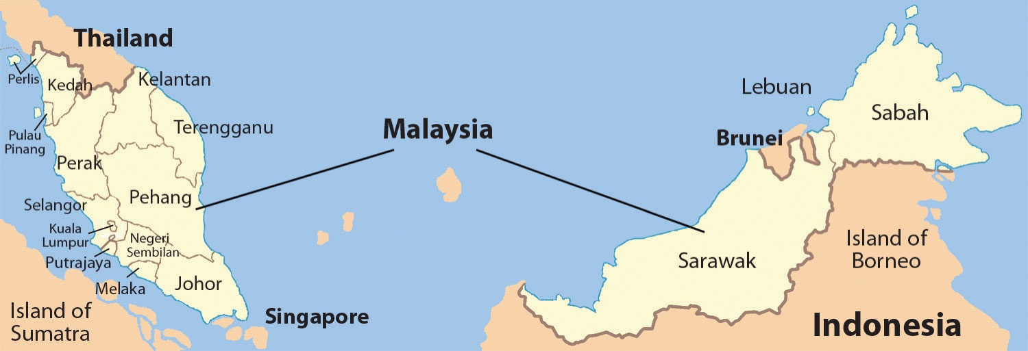Малайзия регион. Регионы Малайзии. Malaysia location. Путраджая на карте. Малайзия остров Sabah.
