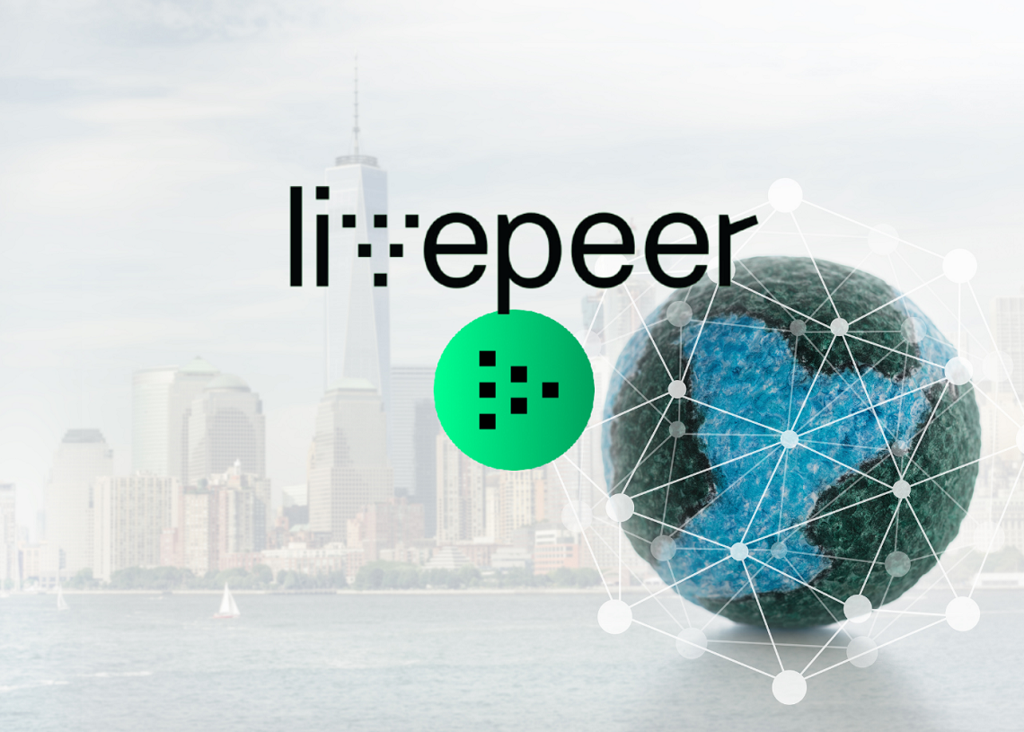 Livepeer‌ logo with the earth icon