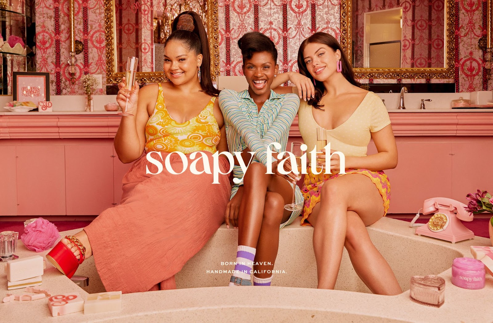 Branding and visual artifact for Soapy Faith