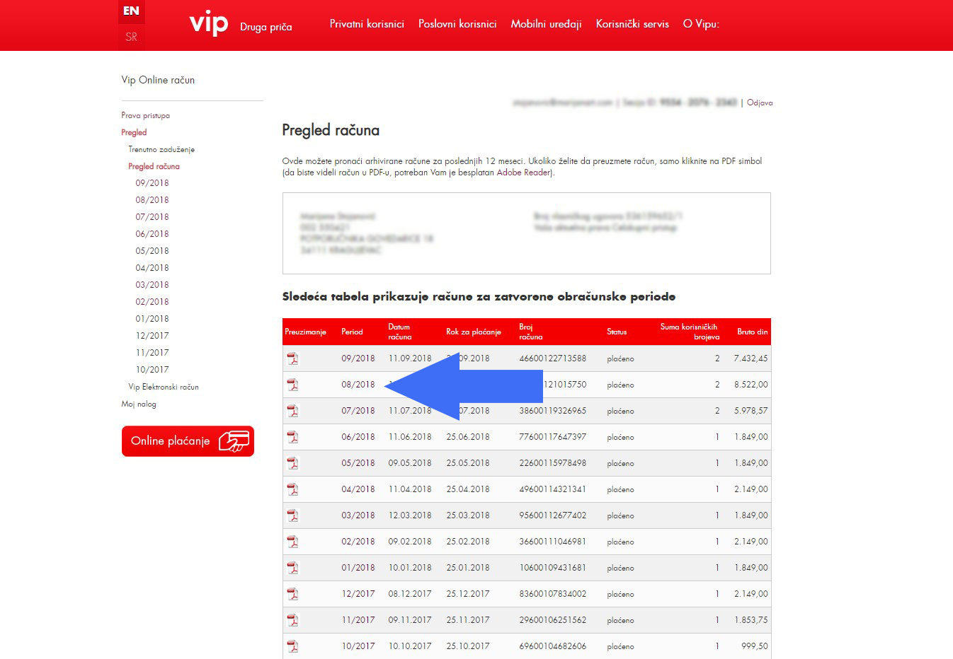 Moj telenor listing poziva