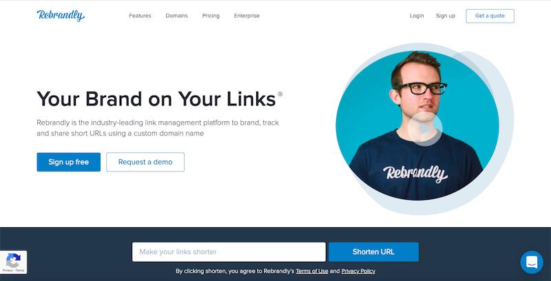 Rebrandly - plataforma de gestión de enlaces