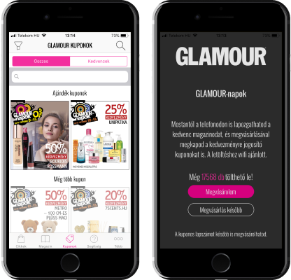 A mobil applikáció digitális kuponokkal, speciális ajánlatokkal is magához vonzhatja a vásárlót
