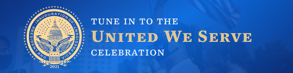 Tune in to the United We Serve celebration