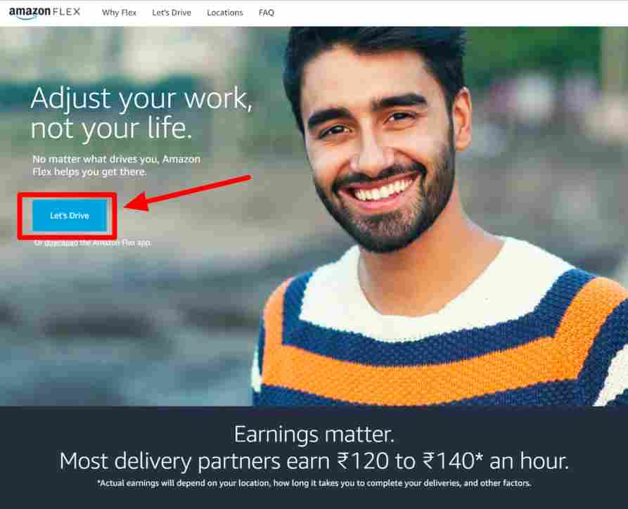 Amazon Flex से पैसे कमाए