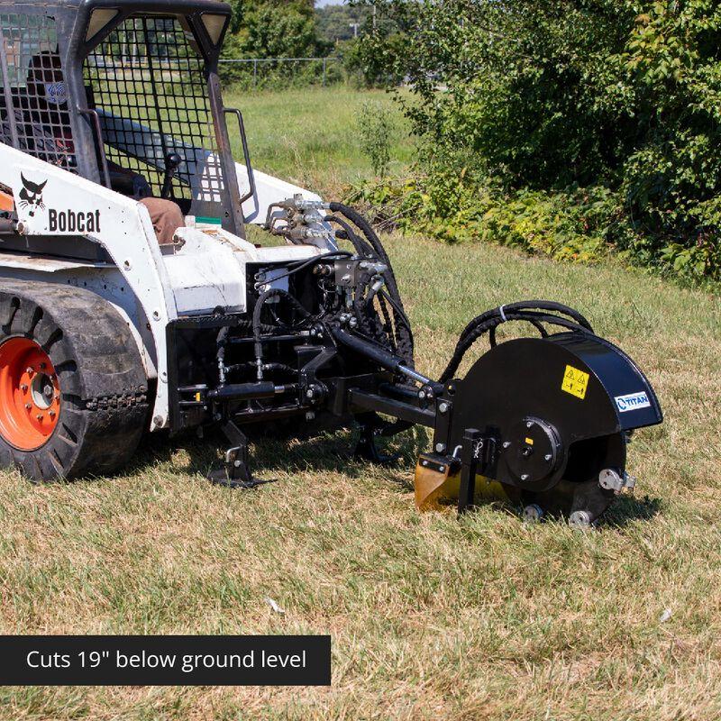 skid steer stump grinder