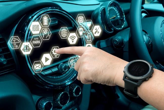 Haptics Technology in a car 