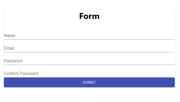 initial form