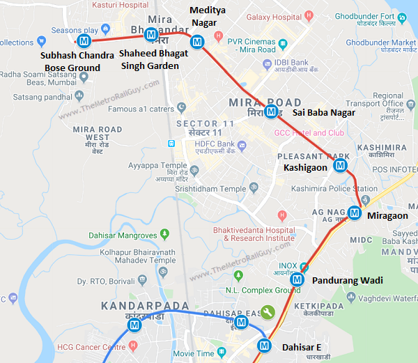 mumbai metro line 9 map