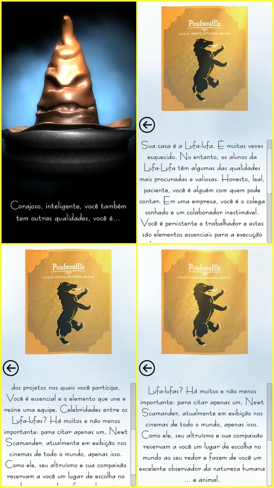 Meus testes Hogwarts