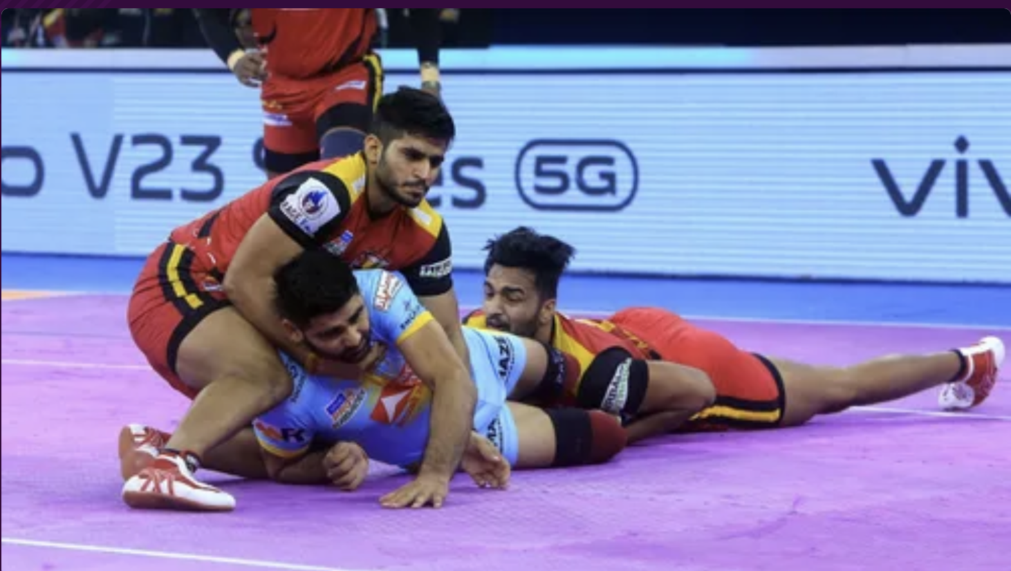 Bengaluru Bulls picked up only 7 tackle points against U.P. Yoddhas