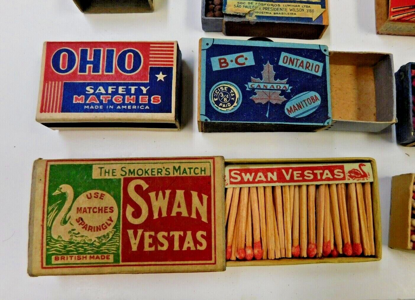 antique matchbox