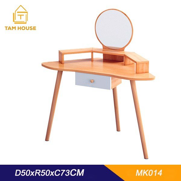 Bàn trang điểm mini ngồi bệt Tâm House MK14 với thiết kế vô cùng tiện dụng