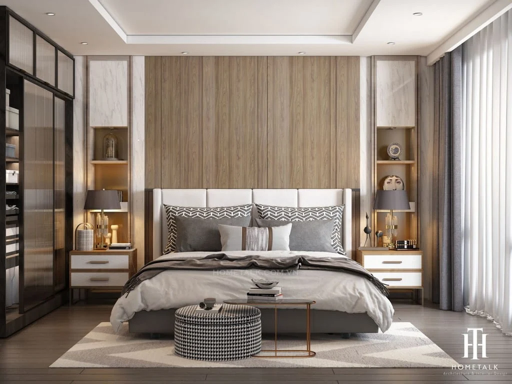 thiết kế nội thất phòng ngủ 14m2