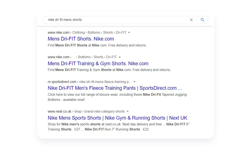 commercial-keyword-google-results-page
