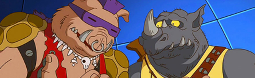 it's bebop and rocksteady, two of the best turtles characters out there