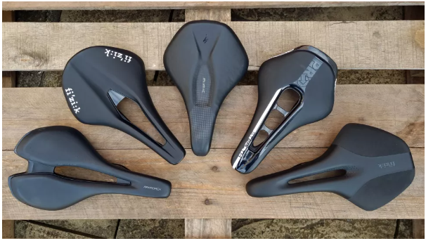 Various saddle cutout shapes provide much-needed pain relief while riding a mountain bike.
