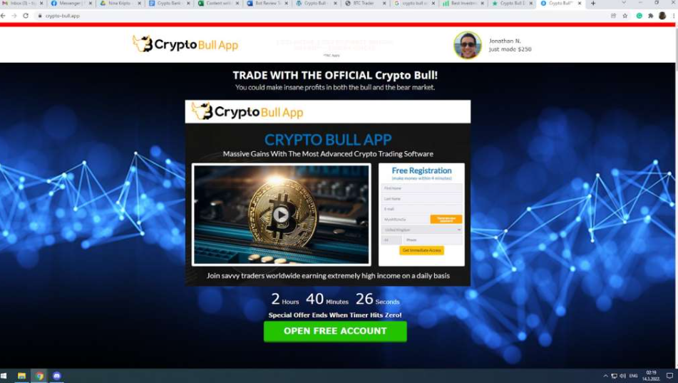 cryptobull app forsiden