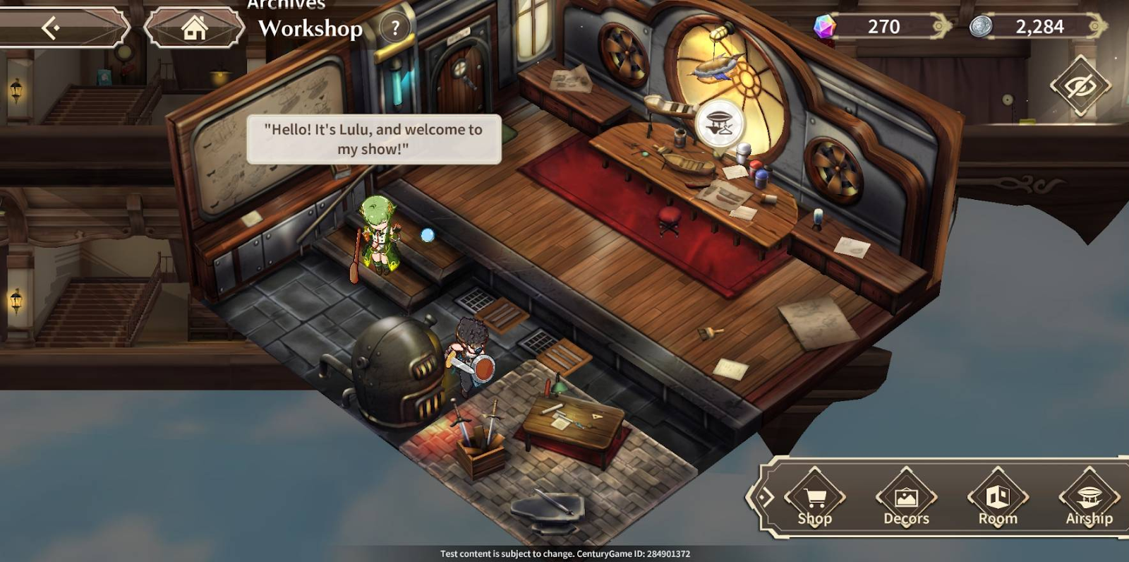 Airship - ตกแต่งเรือ