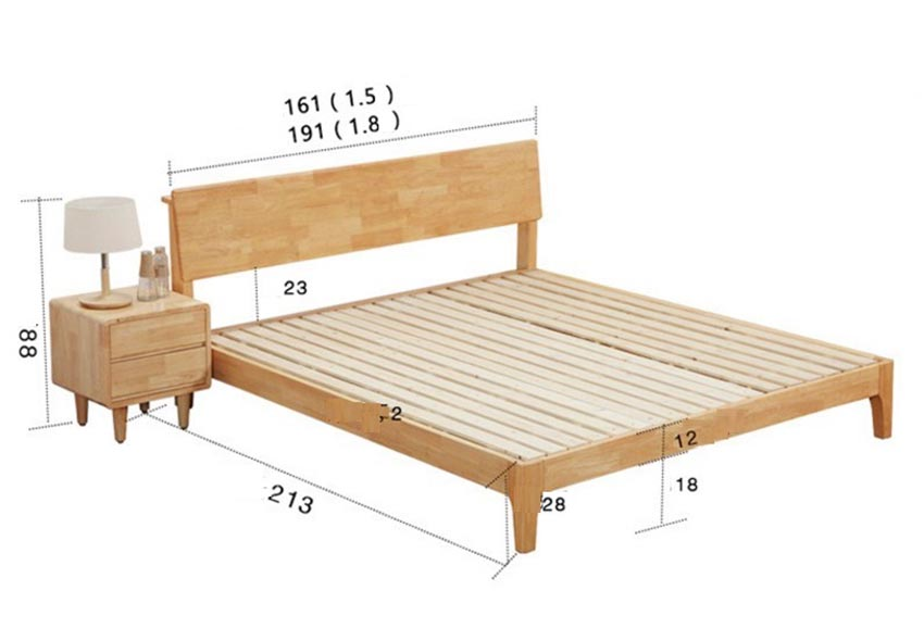 Trên thị trường có rất nhiều kích thước giường khác nhau để bạn thoải mái lựa chọn