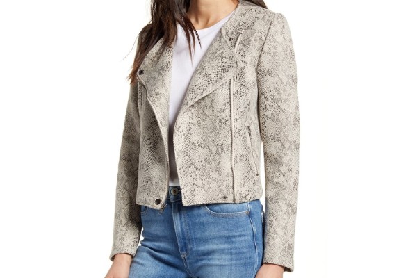 Cupcakes And Cashmere Isabell Faux Leather Moto Jacket from Nordstrom Rack