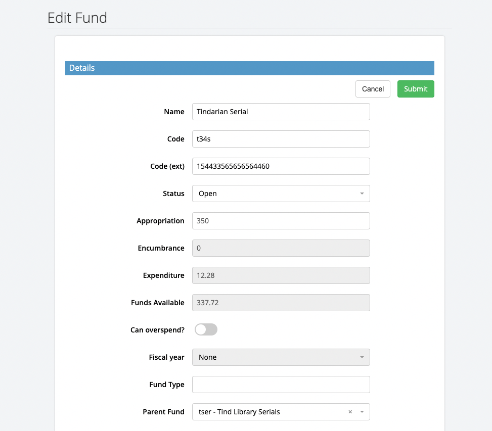 Fund Management Tool