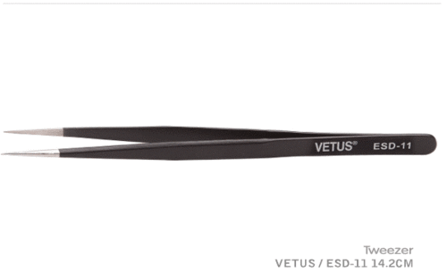 Vetus ESD-11 Eyelash Extension Tweezer by Lash Stuff