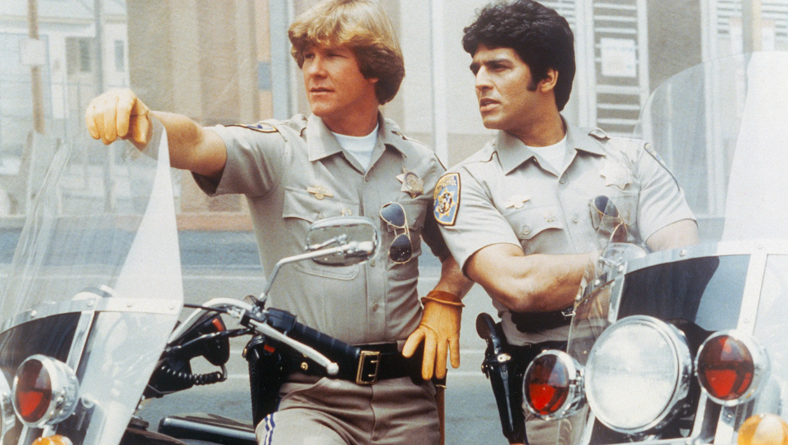 the stars of the television show CHIPS, Jon and Poncharello