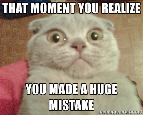 meme mistake - meme kesalahan