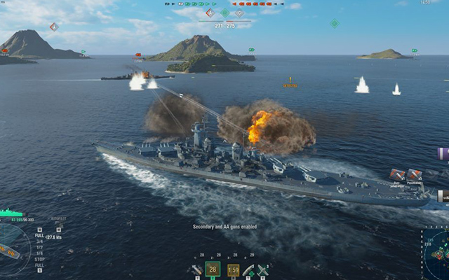 World of warship - the most popular naval battle game