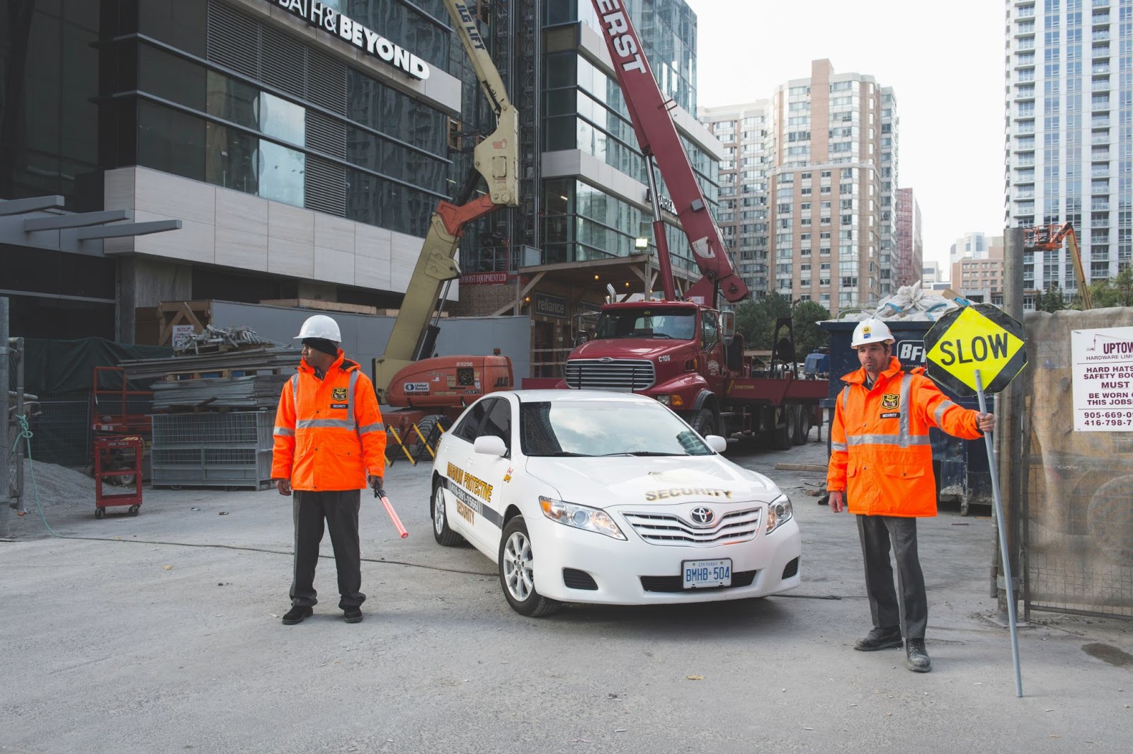 services offered by a construction security firm in Toronto