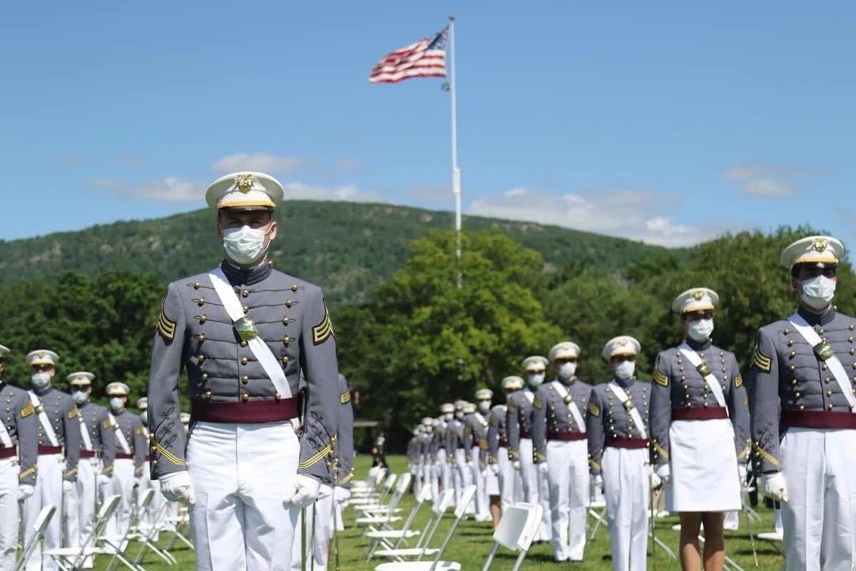 Sinh viên sỹ quan trường Võ Bị Quốc Gia West Point. Những dũng tướng tương lai của Hoa Kỳ.