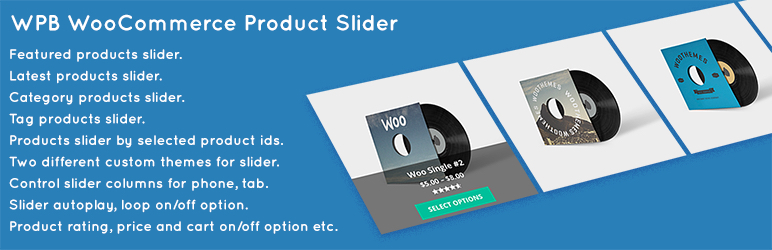 Plugin gratuito para controle deslizante de produto WPB WooCommerce