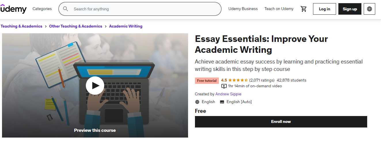 Essay essentials: Improve Your Academic writing