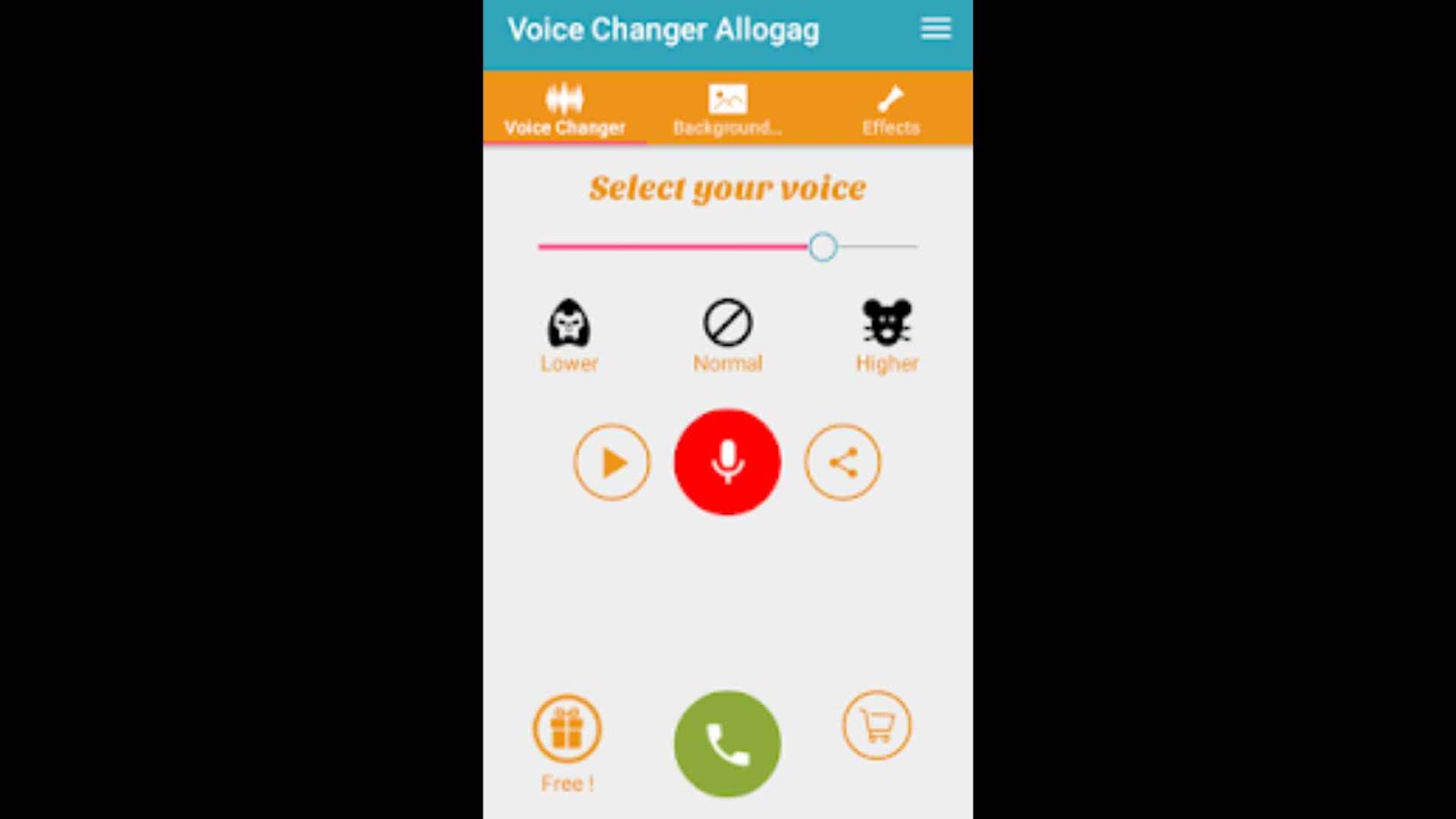 Call Voice changer Allogag