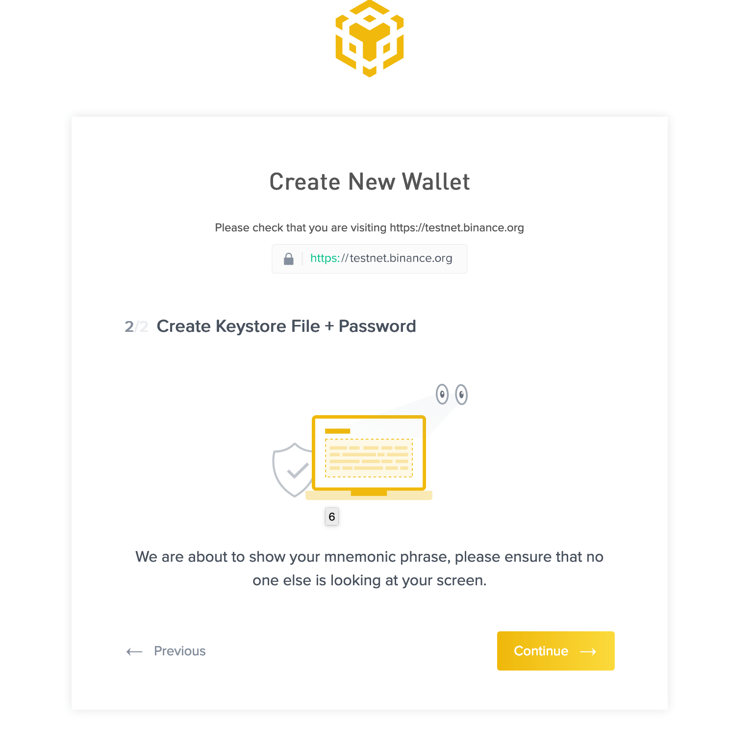 tạo keystore file
