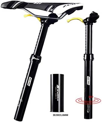  A mountain bike extended seat post could allow you to position the height of your saddle for optimal comfort.