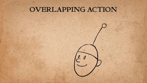 overlapping action animation exercise