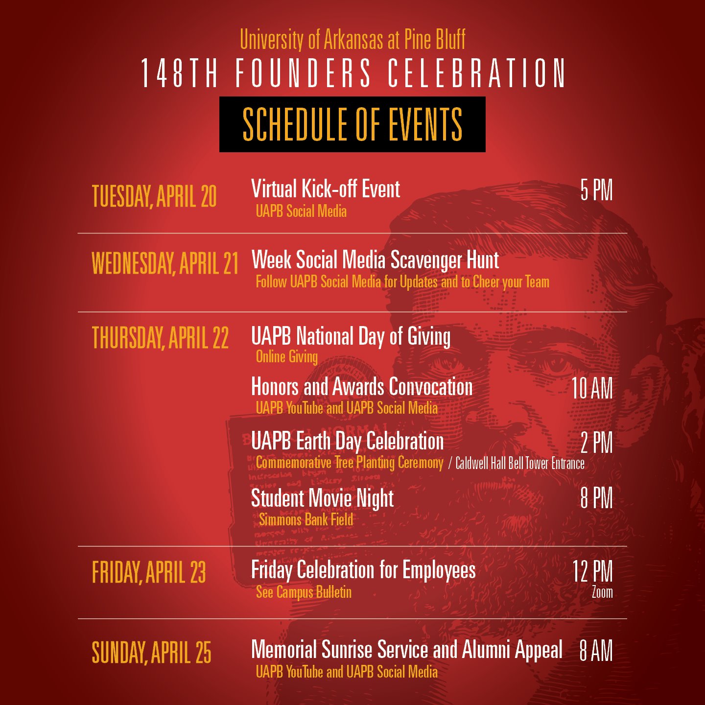 UAPB celebrates 148 years during Founders’ Week UAPB News