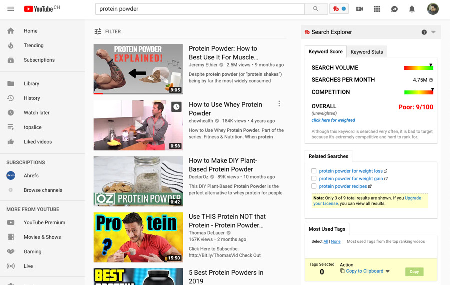 Youtube Keyword Research Tools Seo Sandwitch Blog